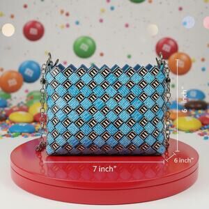 ⭐ 🔥 50% OFF SALE -FINAL PRICE Mitz M&M NOVELTY Shoulder Bag Custom M&M WRAPPERS